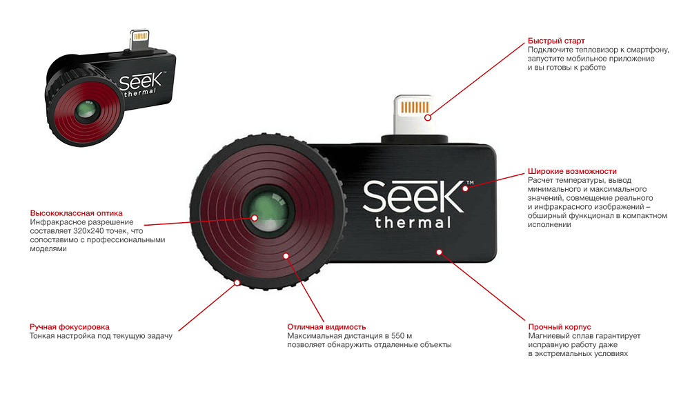 Seek Compact Pro - Camera Nhiệt Hỗ Trợ Sửa Điện Thoại